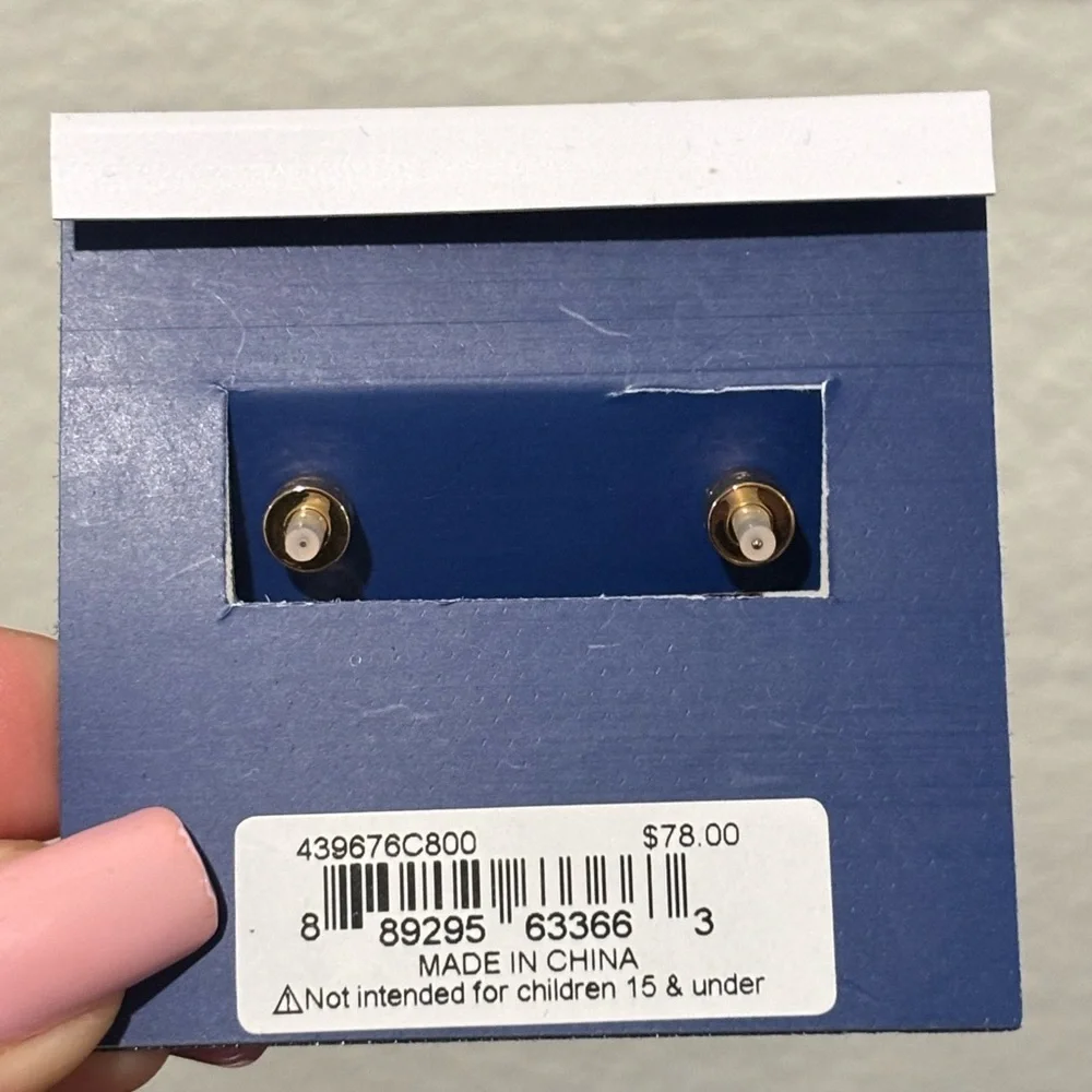 Kurt Geiger Gold and Black Earrings - Picture 9 of 9